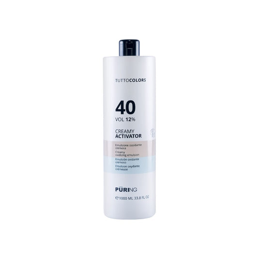 PURING Tuttocolors 40 Vol %12 Profesyonel Saç Boyası Aktivatörü Krem Oksidan 1000ml
