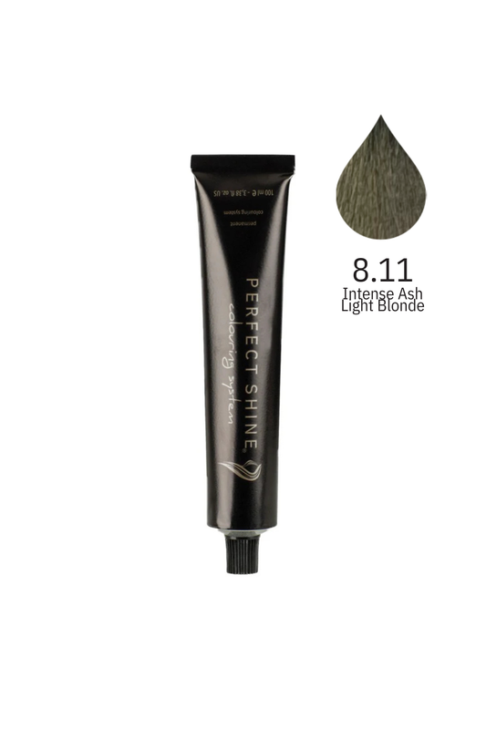 Perfect Shine Permanent Profesyonel Saç Boyası 100ml -Ekstra Yoğun Küllü Açık Kumral (INTENSE ASH - 8.11)