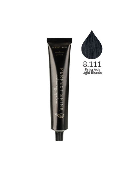 Perfect Shine Permanent Profesyonel Saç Boyası 100ml -Ekstra Yoğun Küllü Açık Sarı (INTENSE ASH-8.111)