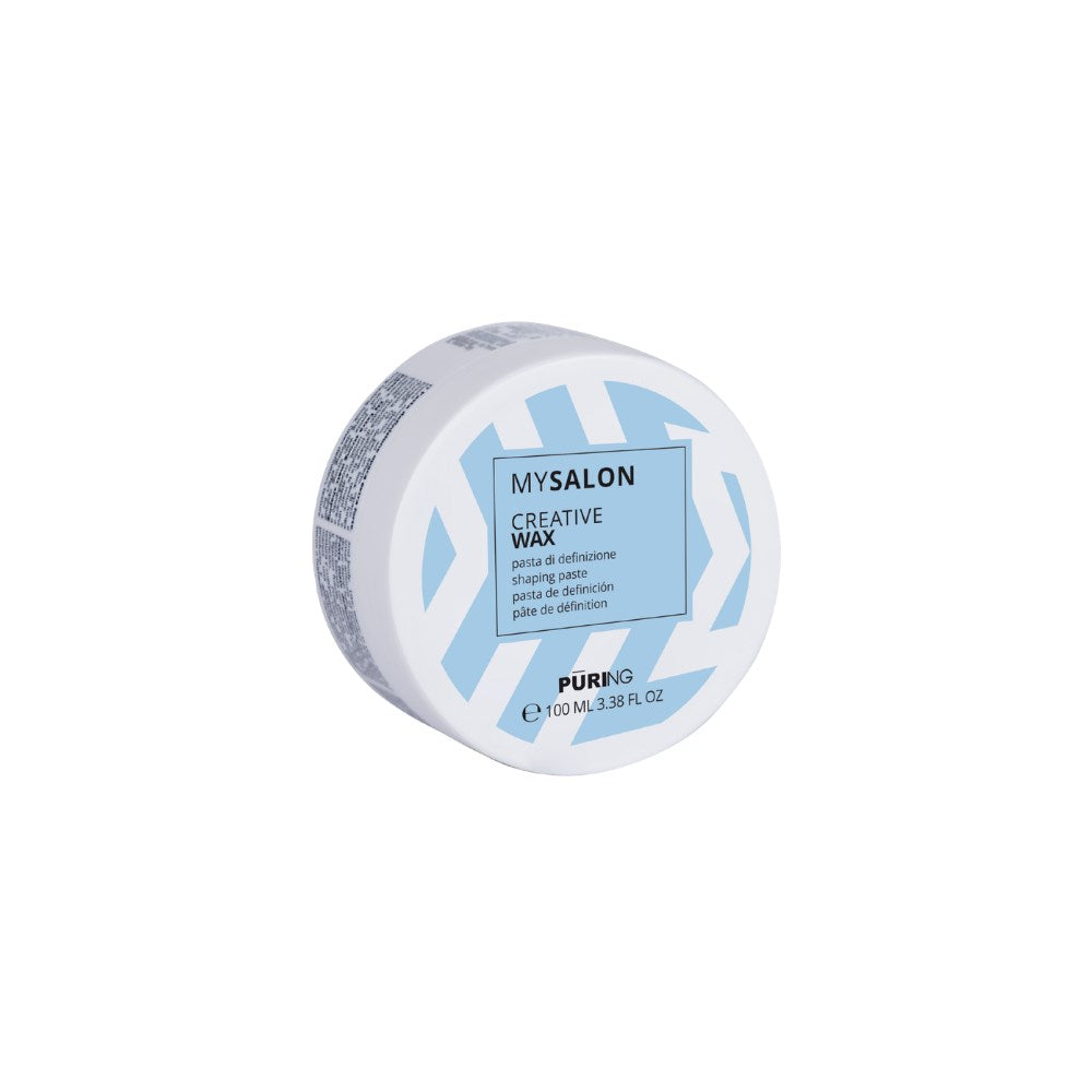 PURING MYSALON Tüm Saçlar için Yarı Parlak Esnek Tutuşlu Şekillendirici Wax Styling Pasta 100ml