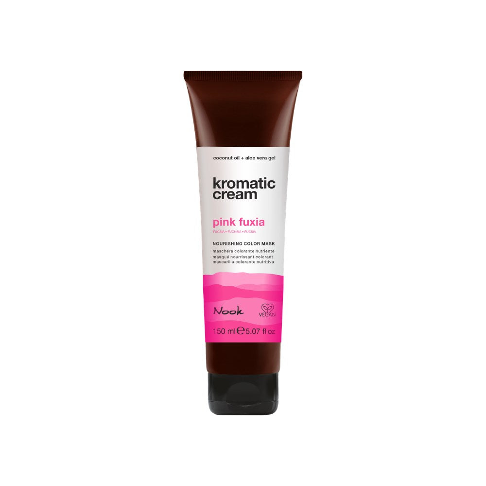 Nook Kromatic Cream Pink Fuxia Pembe Ton Yapıcı Işıltı Veren Saç Maskesi 150ml