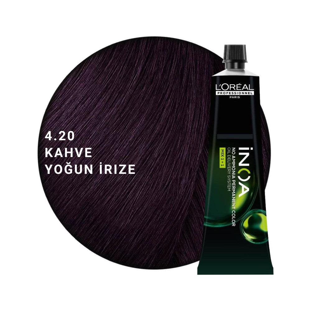 L’Oréal Professionnel INOA Saç Boyası 60gr - 4.20 Kahve Yoğun İrize