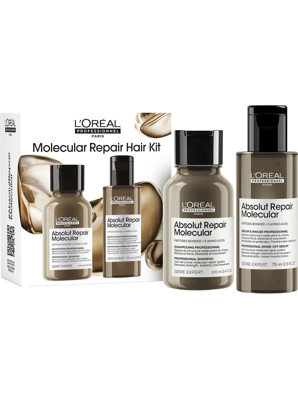 L'Oreal Professionnel Absolut Repair Molecular Repair Hair Kit Duo İkili Onarıcı Mini Saç Bakım Seti