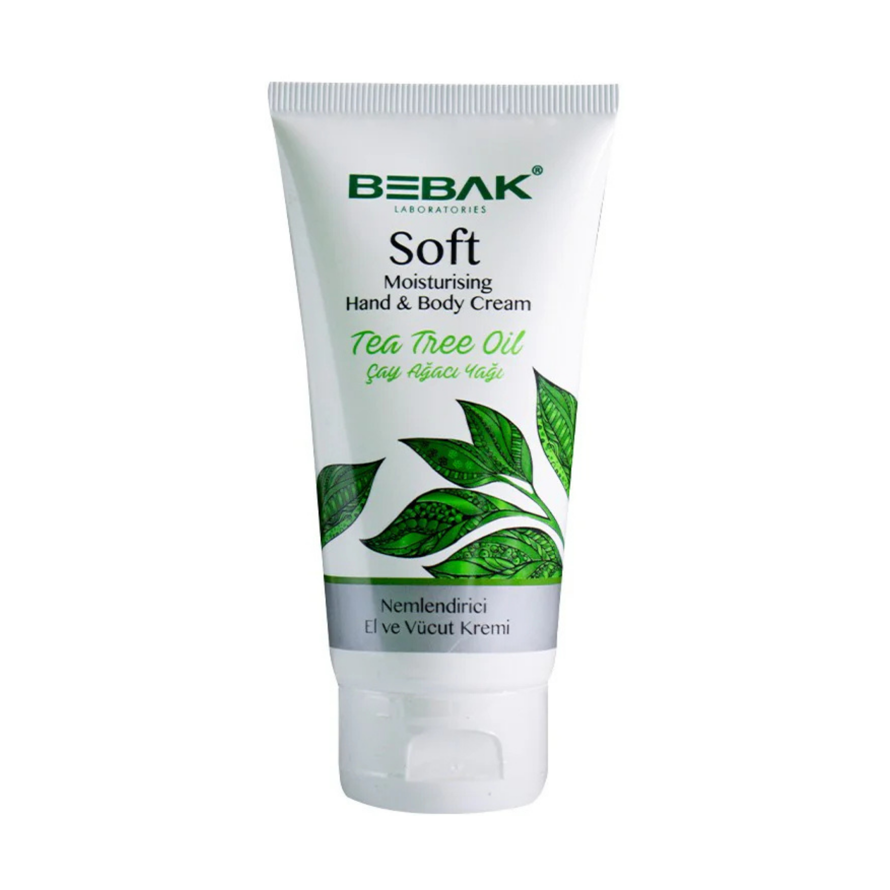 Bebak Çay Ağacı Yağı Soft Nemlendirici Bakım Kremi Tüp 75 ml