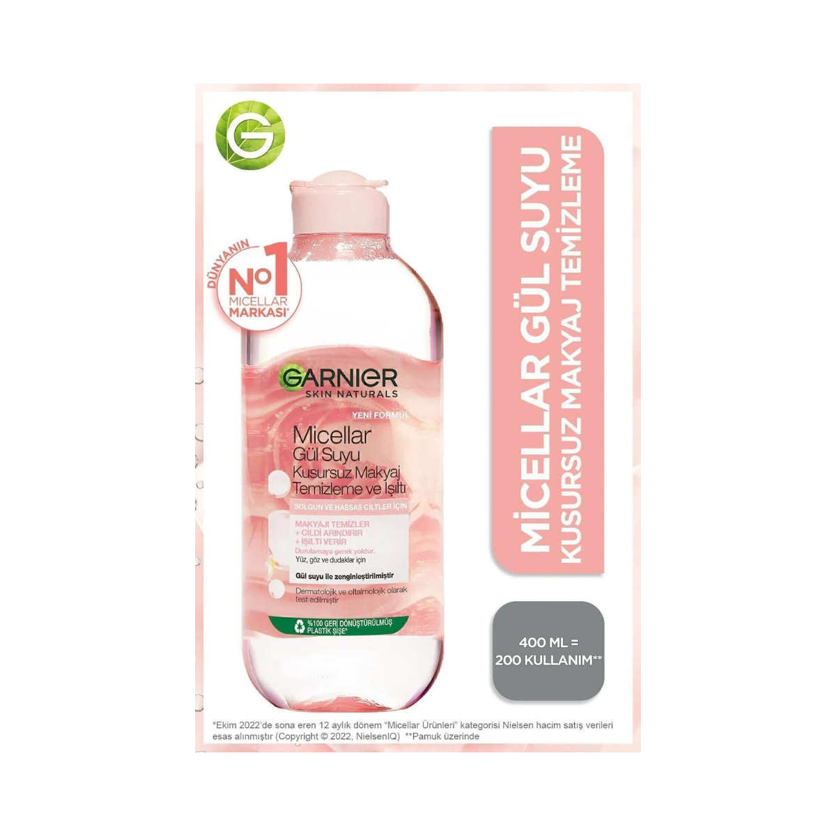 Garnier Makyaj Temizleme & Işıltı 400 ml