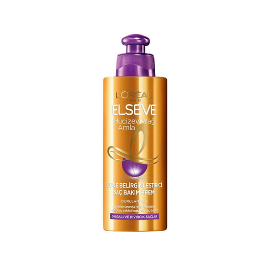 L'Oréal Paris Elseve Mucizevi Amla Yağı Bukle Belirginleştirici Saç Bakım Kremi 200ml