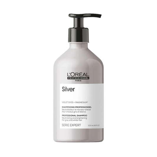 L'Oreal Professionnel Expert Silver Çok Açık Sarı, Gri Ve Beyaz Saçlar Renk Dengeleyici Mor Şampuan 500 ml