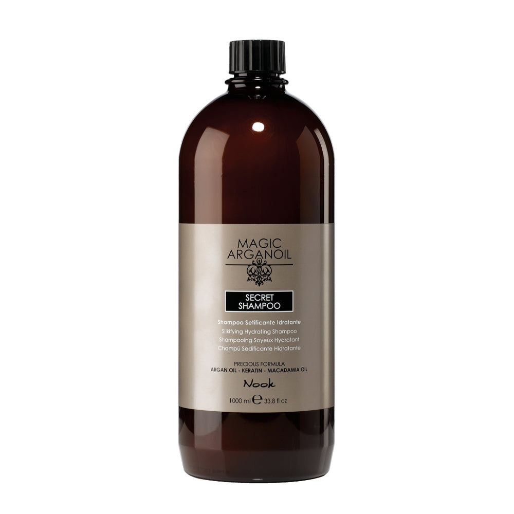 Nook Secret Shampoo Nourishing Moisturizing Shampoo 1000 ml (Vegan) Magic Argan Oil
