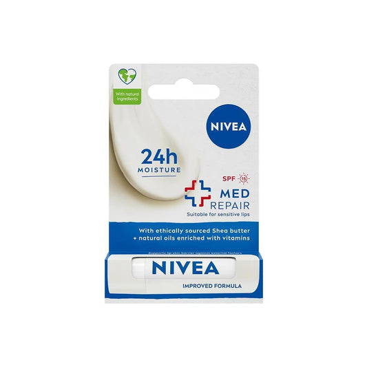 Nivea Bakım Yapan Dudak Bakım Kremi Med Repair 4,8 gr