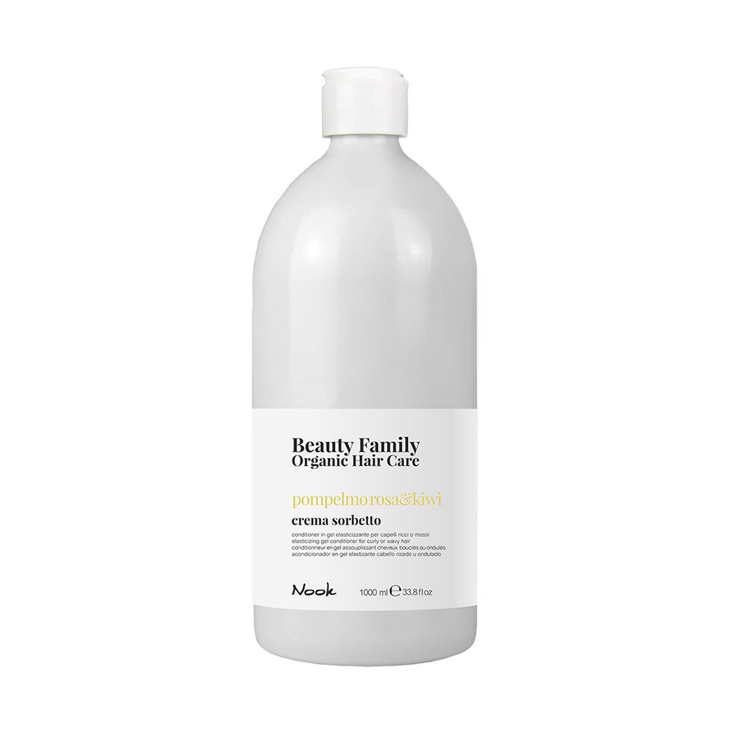 Nook Dalgalı Ve Kıvırcık Saçlar İçin Krem 1000 ml (Vegan) Beauty Famıly