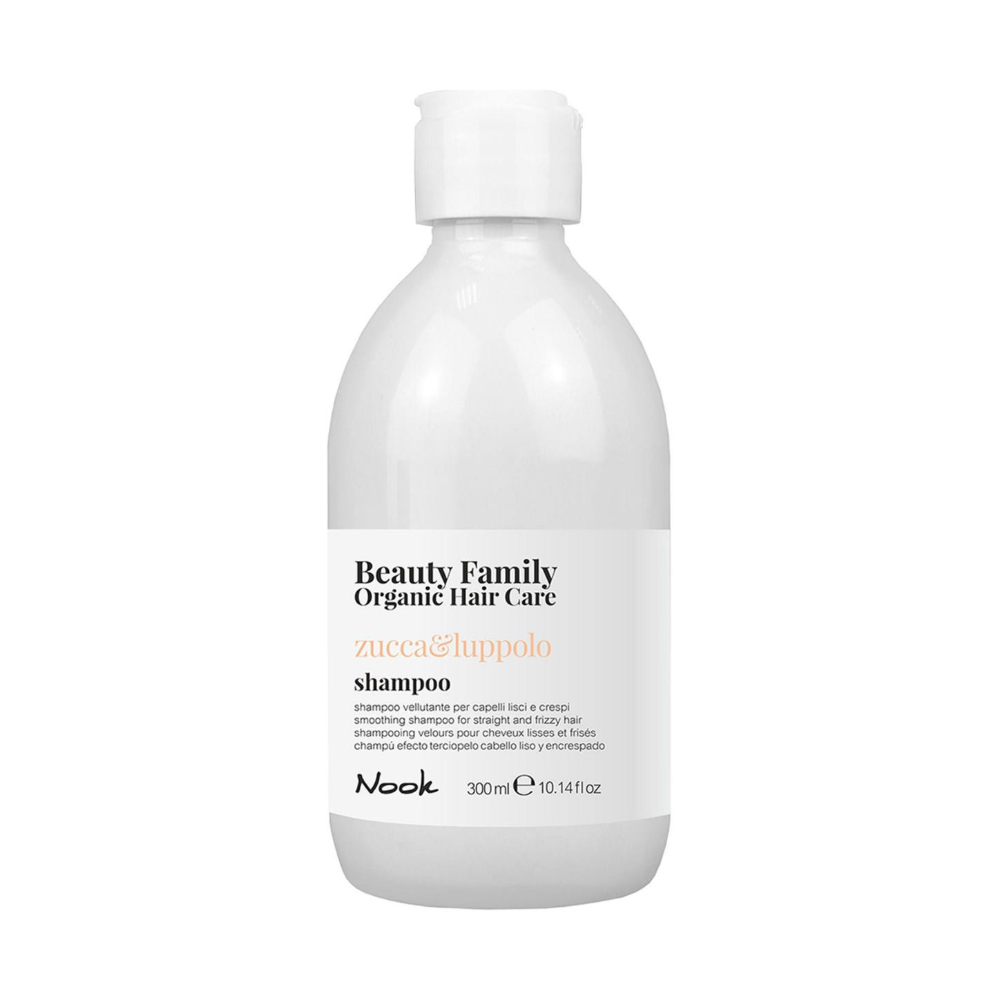 Nook Düz Ve Kabarık Saçlar İçin Yumaşatıcı Şampuan 300 ml (Vegan) Beauty Famıly