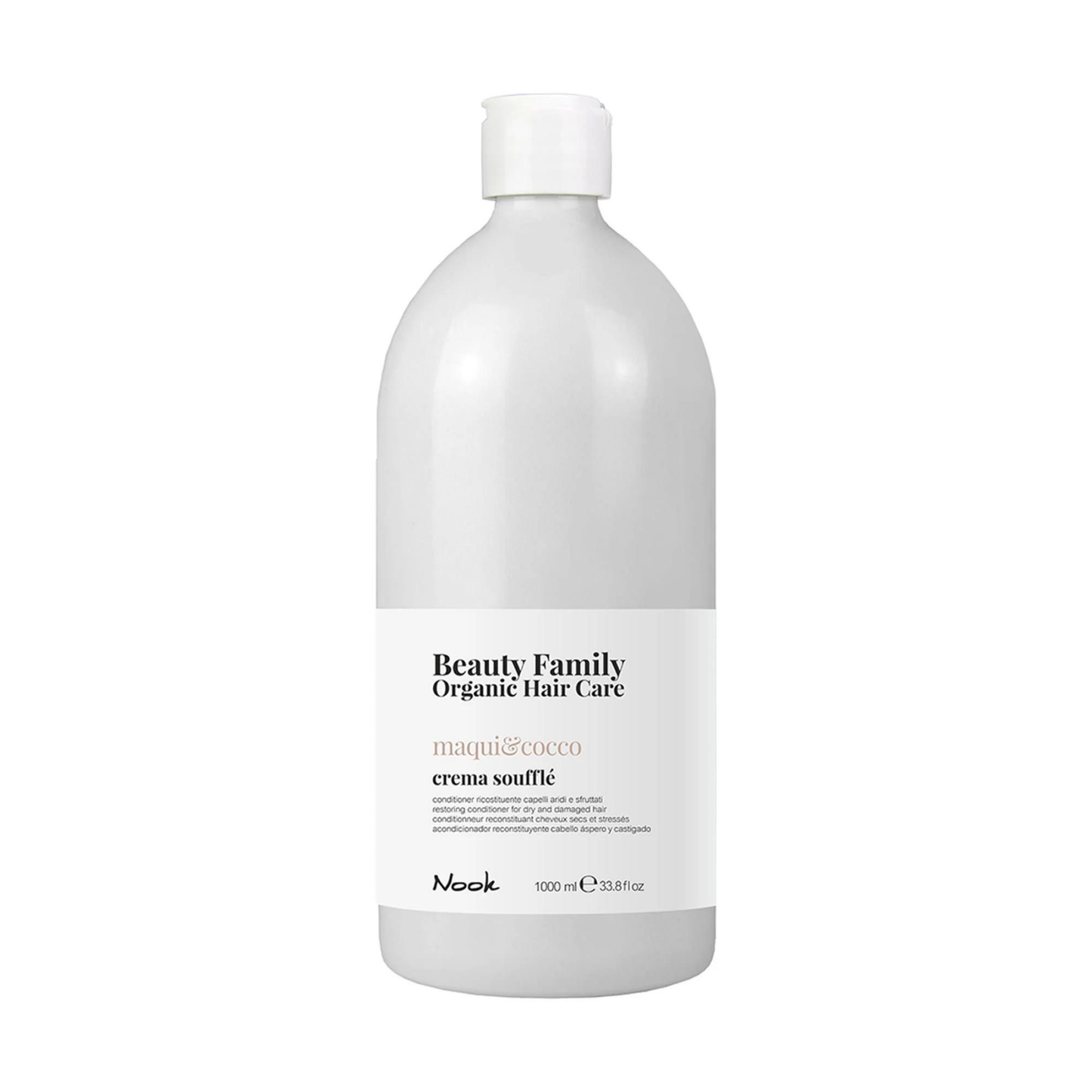 Nook Kuru Ve Yıpranmış Saçlar İçin Yenileyici Krem 1000 ml (Vegan) Beauty Famıly