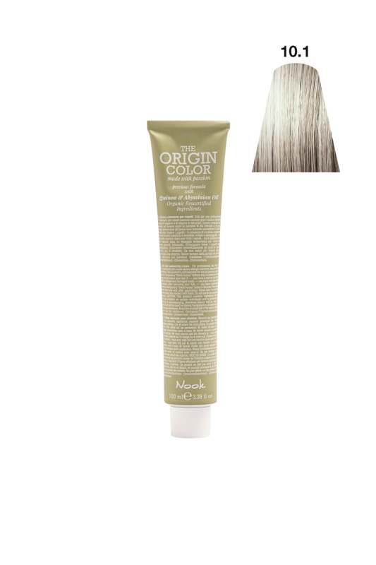 Nook Origin Color Profesyonel Saç Boyası 100ml - Çok Açık Küllü Platin Sarı(10.1-ÇOK AÇIK KÜLLÜ SARI)