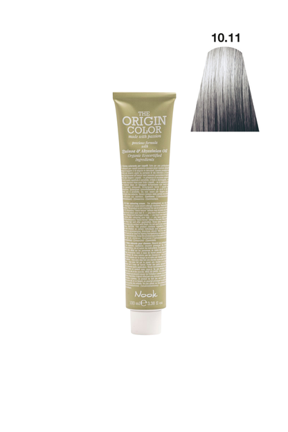 Nook Origin Color Profesyonel Saç Boyası 100ml - Çok Açık Yoğun Küllü (10.11 - SOĞUK KÜLLÜ PLATIN)