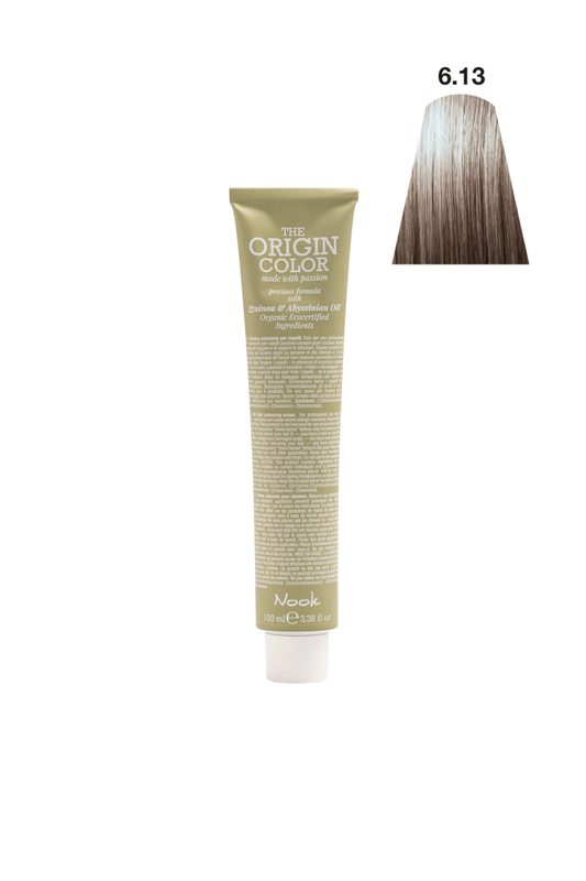 Nook Origin Color Profesyonel Saç Boyası 100ml - Koyu Bej Kestane Kumral(6.13  - KOYU DORE KUMRAL)