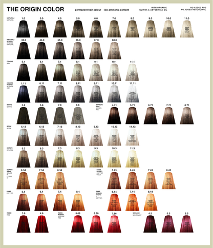 Nook Origin Color Profesyonel Saç Boyası 100ml -Ateş Kızılı/Canlı Parlak Kırmızı (7.66 - YOĞUN KIZIL)