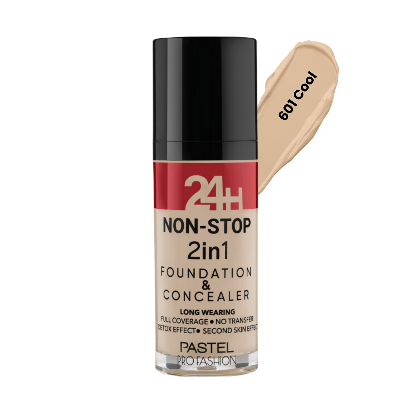 Pastel 24H Non-Stop 2 in 1 Foundation &amp; Concealer