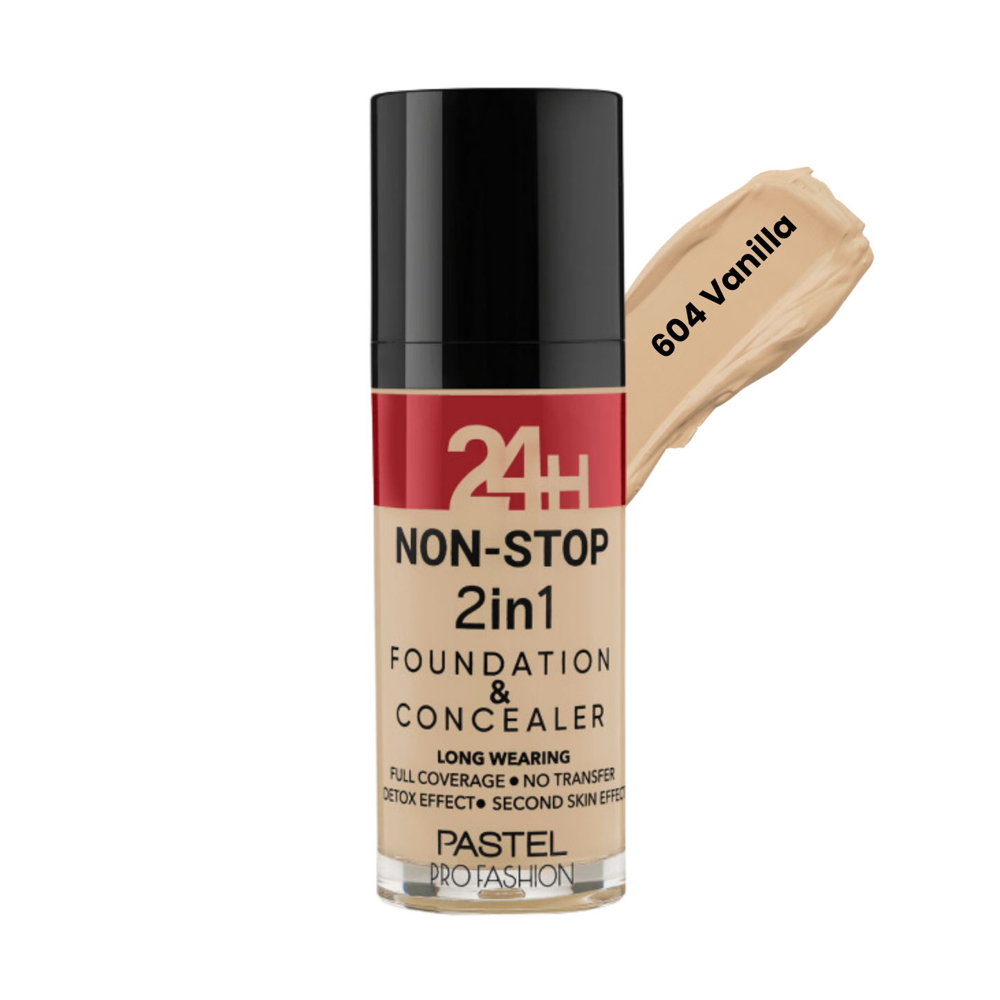 Pastel 24H Non-Stop 2 in 1 Foundation &amp; Concealer