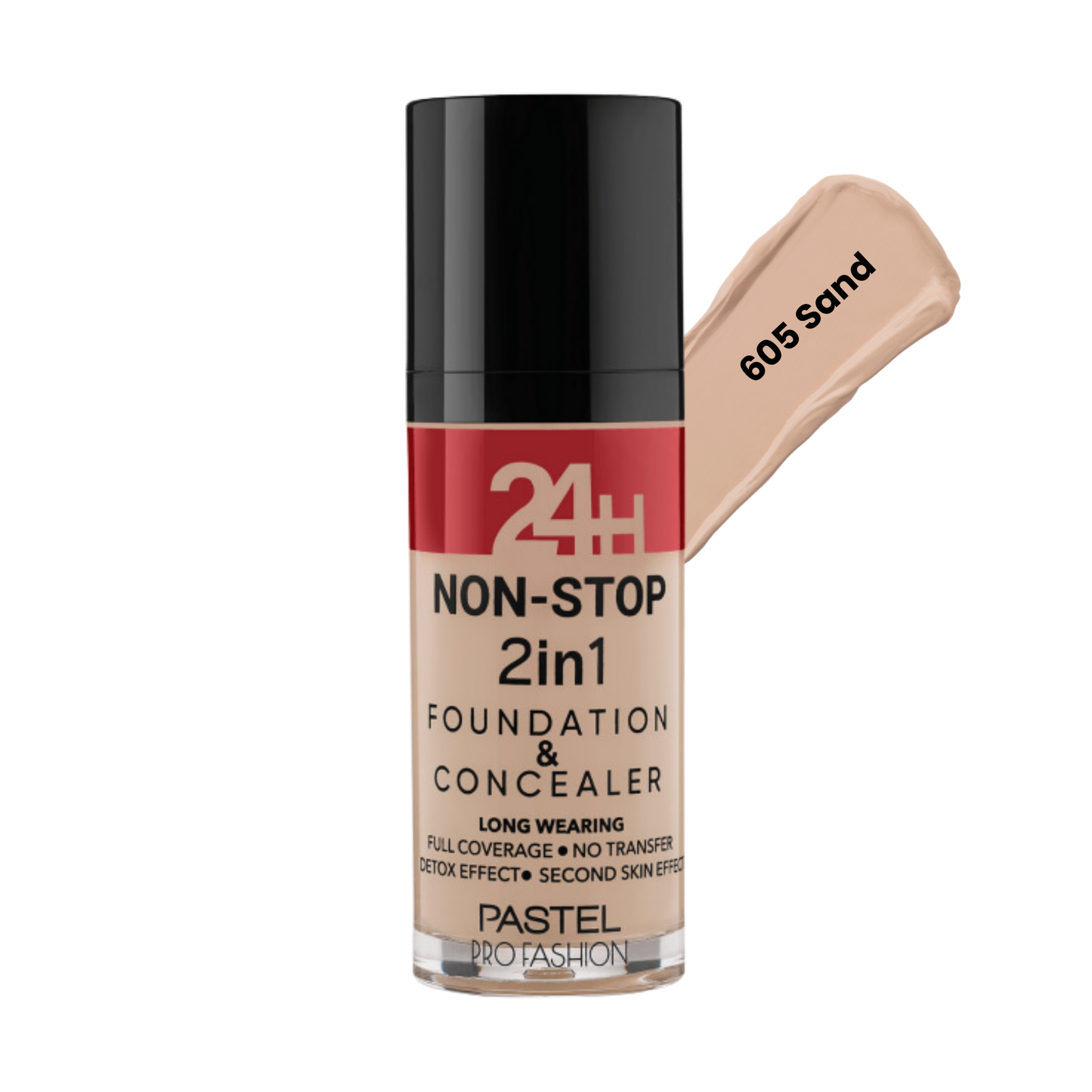 Pastel 24H Non-Stop 2 in 1 Foundation &amp; Concealer