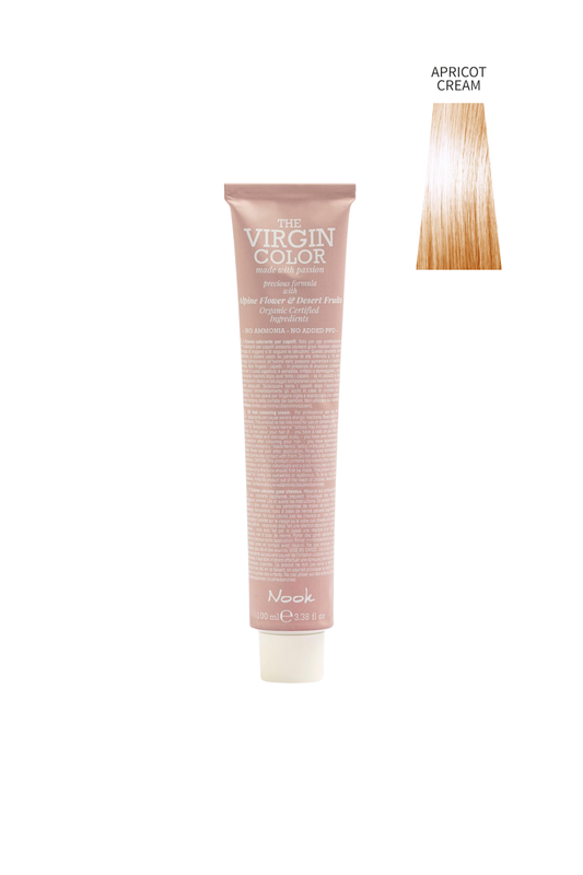 Nook Virgin Color Profesyonel Saç Boyası 100ml-Kayısı Kremi/Tatlı Turuncu Toner(PASTEL-KREM ŞEFTALİ)