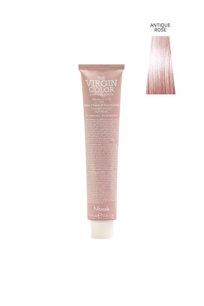 Nook Virgin Color Profesyonel Saç Boyası 100ml-Pastel Antik Gül/Pudra Pembe Toner(PASTEL-TOZ PEMBE)
