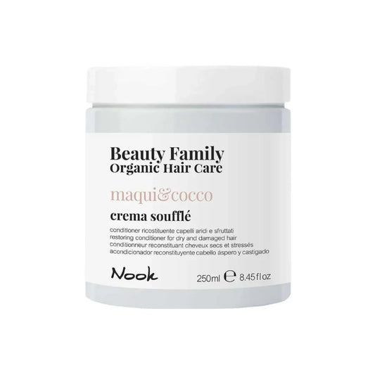 Nook Beauty Family Yıpranmış Saçlar İçin Avokado Hindistan Cevizi Özlü Onarıcı Besleyici Saç Kremi 250ml
