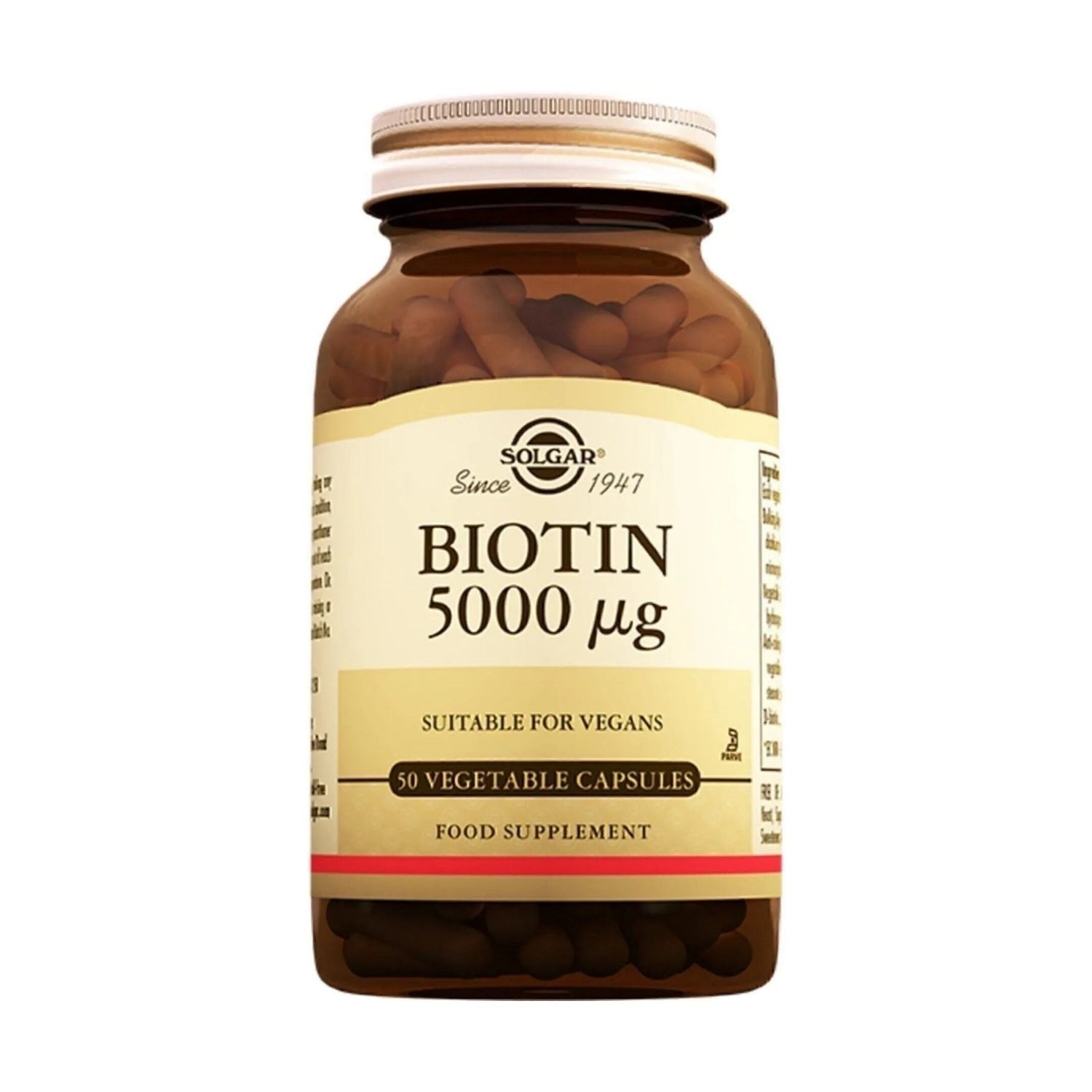 Solgar Biotin 5000 mcg 50 Kapsül