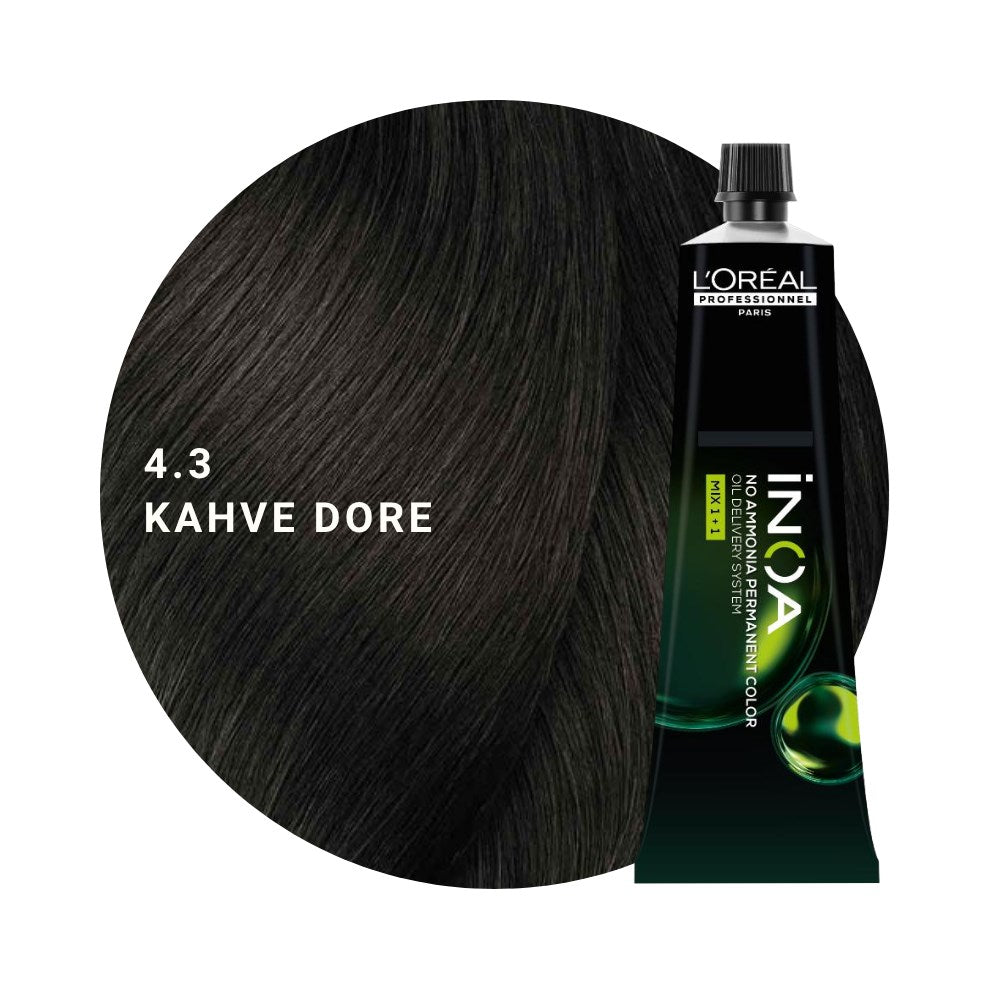 L’Oréal Professionnel INOA Saç Boyası 60gr - 4.3 Kahve Dore
