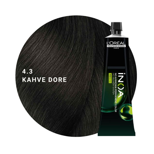 L’Oréal Professionnel INOA Saç Boyası 60gr - 4.3 Kahve Dore
