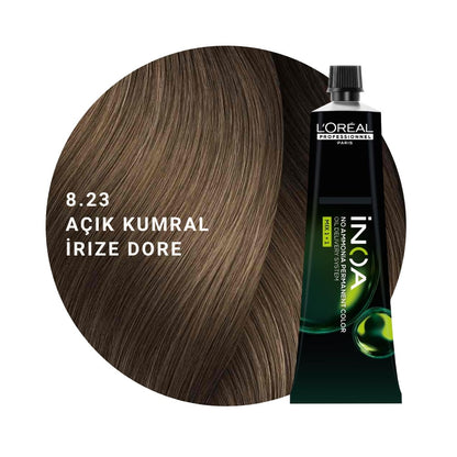 L’Oréal Professionnel INOA Saç Boyası 60gr - 8.23 Açık Kumral İrize Dore