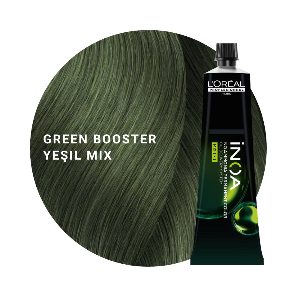 L’Oréal Professionnel INOA Saç Boyası 60gr - Green Booster Yeşil Mix
