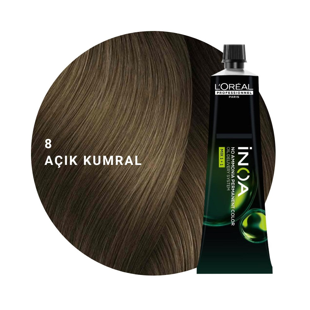 L’Oréal Professionnel INOA Saç Boyası 60gr - 8 Açık Kumral
