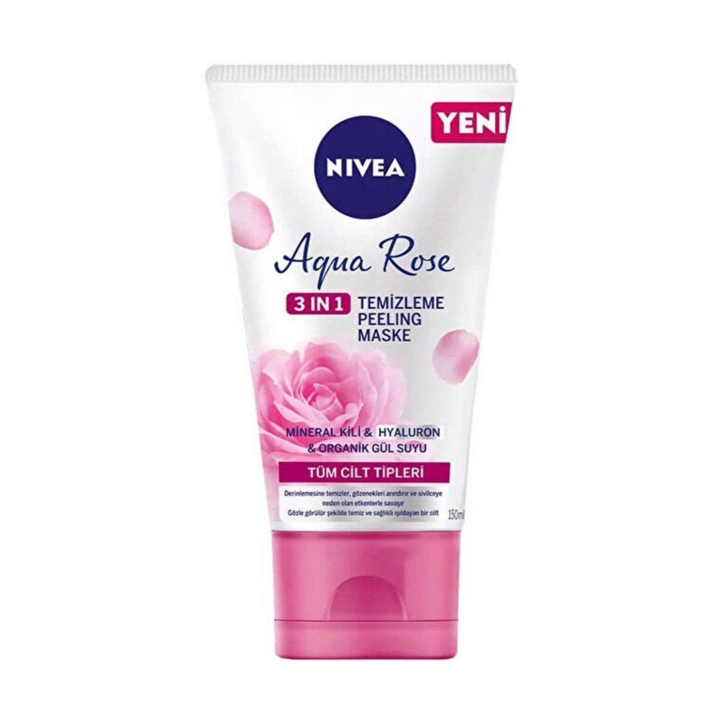 Nivea Aqua Rose 3İn1 Peeling Maske 150 ml