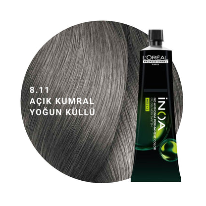 L’Oréal Professionnel INOA Saç Boyası 60gr - 8.11 Açık Kumral Yoğun Küllü