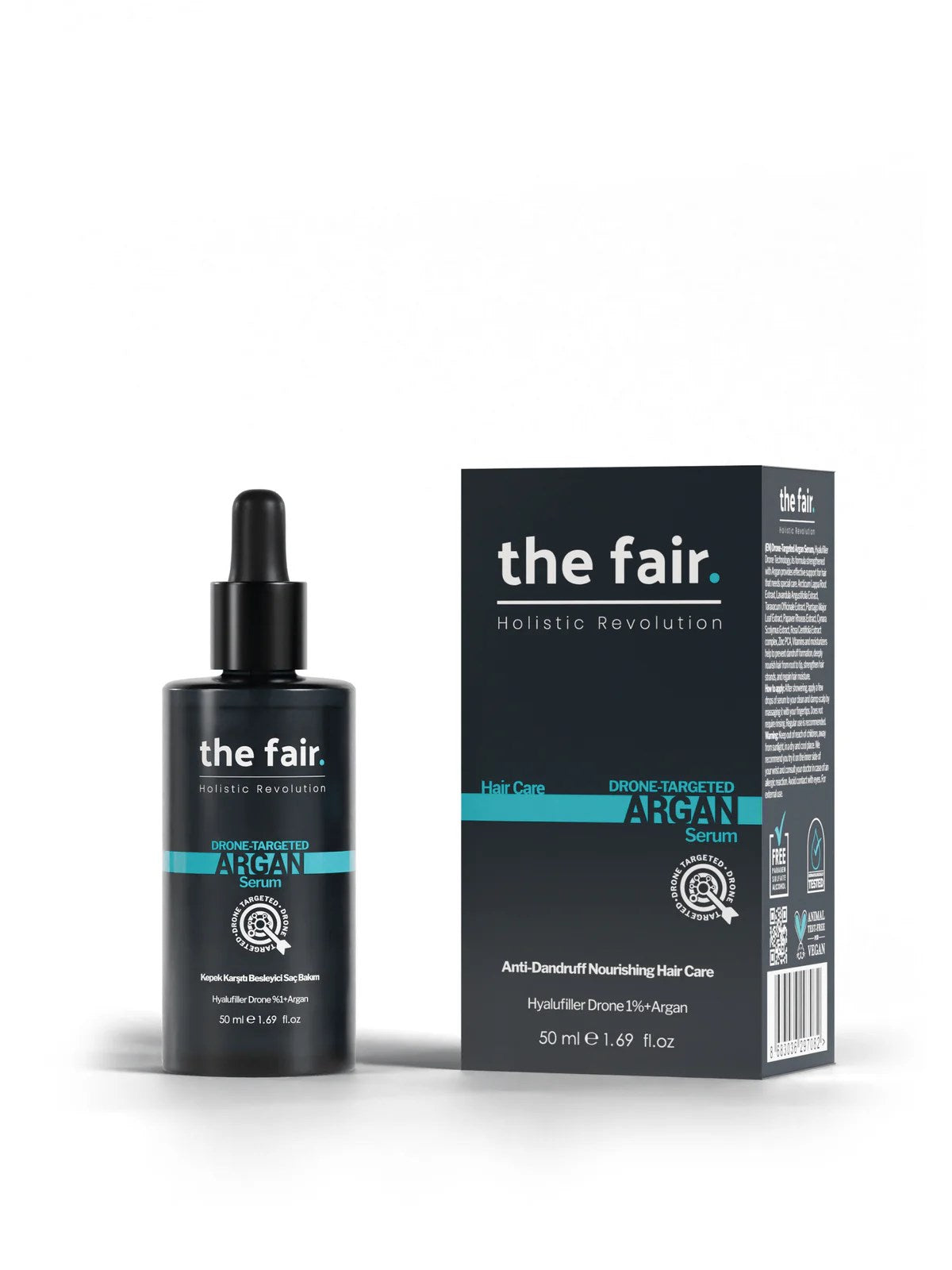 the fair. Drone-Targeted Argan Kepek Önleyici Vegan Saç Serumu 50ml