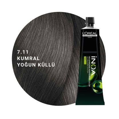 L’Oréal Professionnel INOA Saç Boyası 60gr - 7.11 Kumral Yoğun Küllü