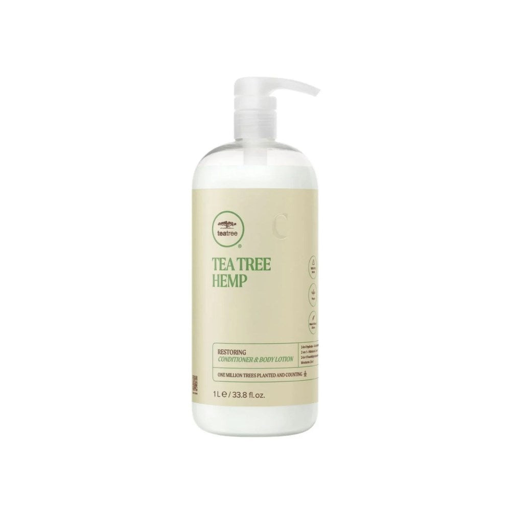 Paul Mitchell Tea Tree Hemp Restoring Conditioner & Body Lotion Onarıcı Saç Kremi ve Vücut Losyonu 1000ml