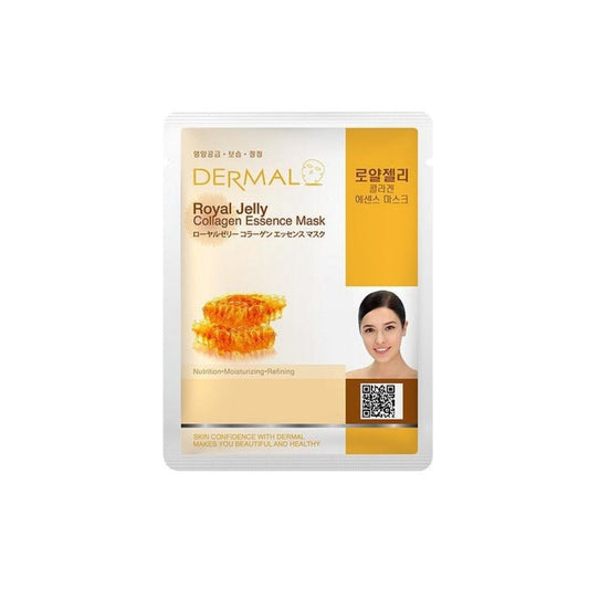 Dermal Korea Royal Jelly Arı Sütü Özlü Besleyici, Nemlendirici, Arındırıcı  Kolajen Maske 23 gr