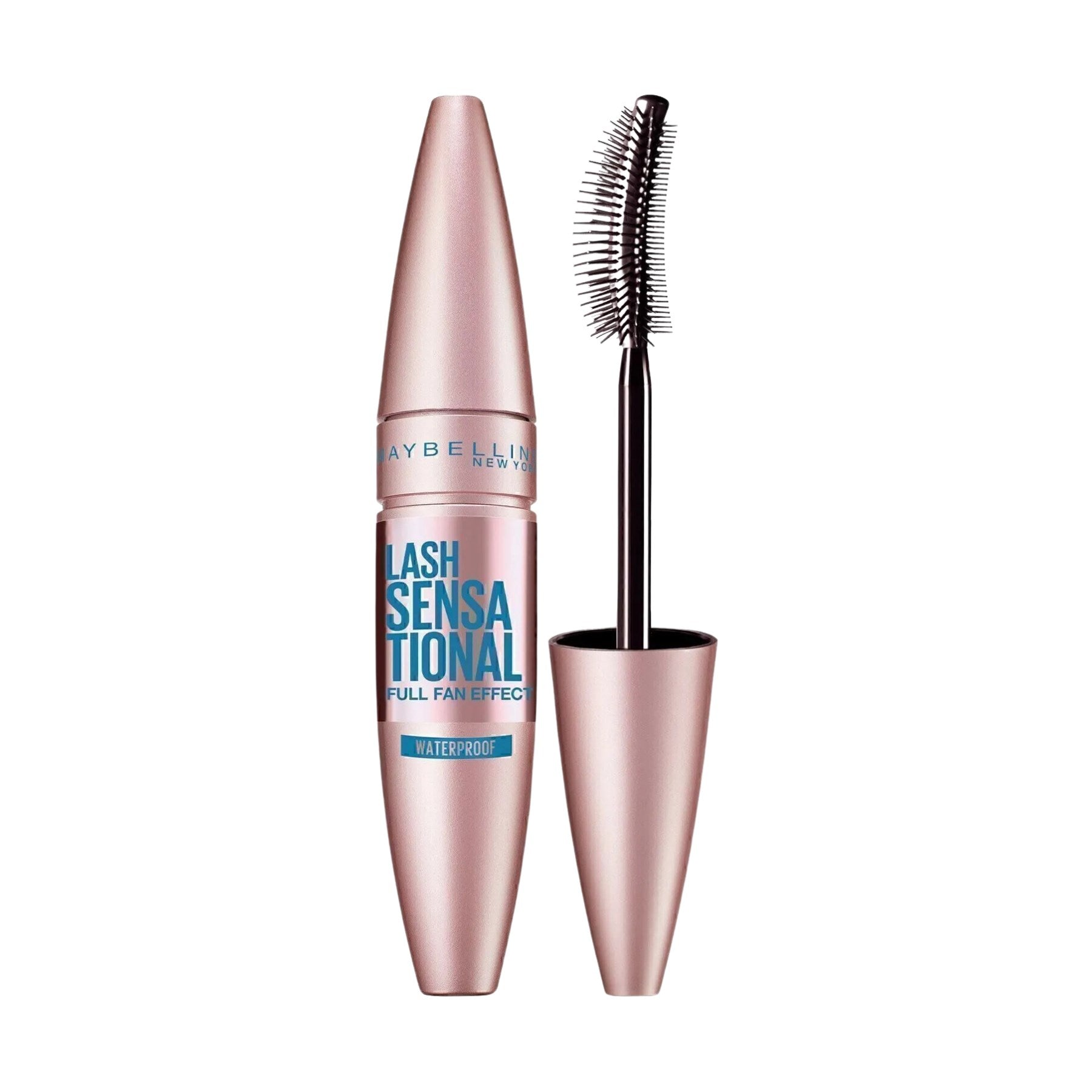 Maybelline New York Lash Sensational Yelpaze Etkili Suya Dayanıklı Siyah Waterproof Maskara