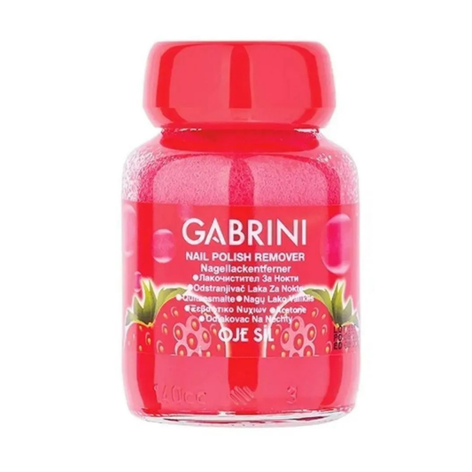 Gabrini Oje Sil Cam Şişe Süngerli Aseton Çilek 75ml