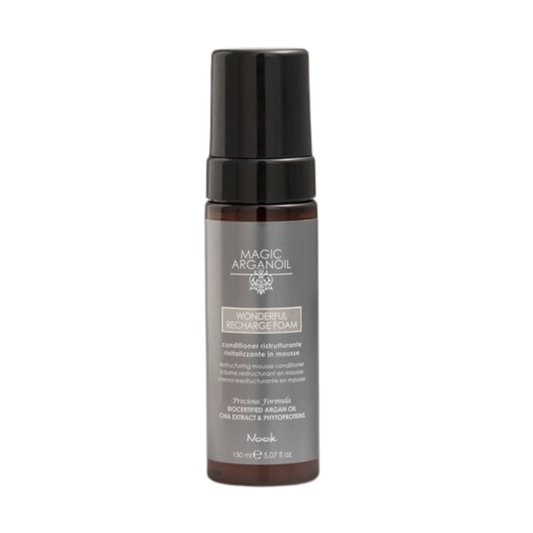 Nook Magic Argan Oil Wonderful Yıpranmış Yetersiz Beslenen Saçlar için Yenileyici Köpük 150 ml