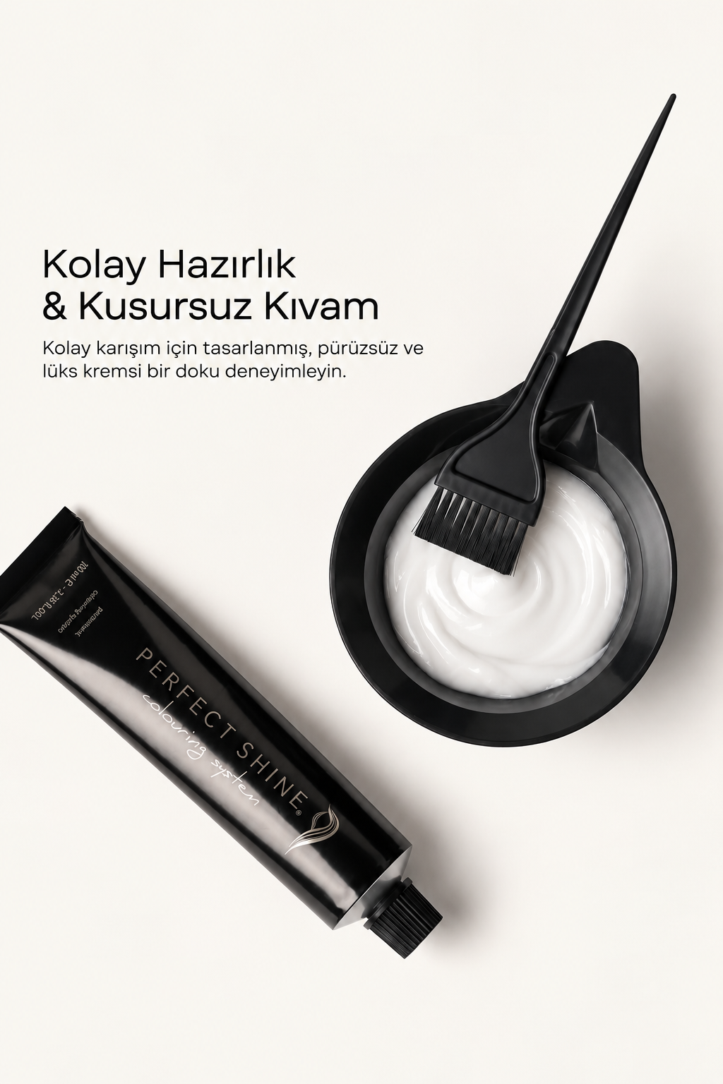 Perfect Shine Permanent Profesyonel Saç Boyası 100ml -Yoğun Sıcak Çikolata Kahve (CHOCOLATE-6.77)