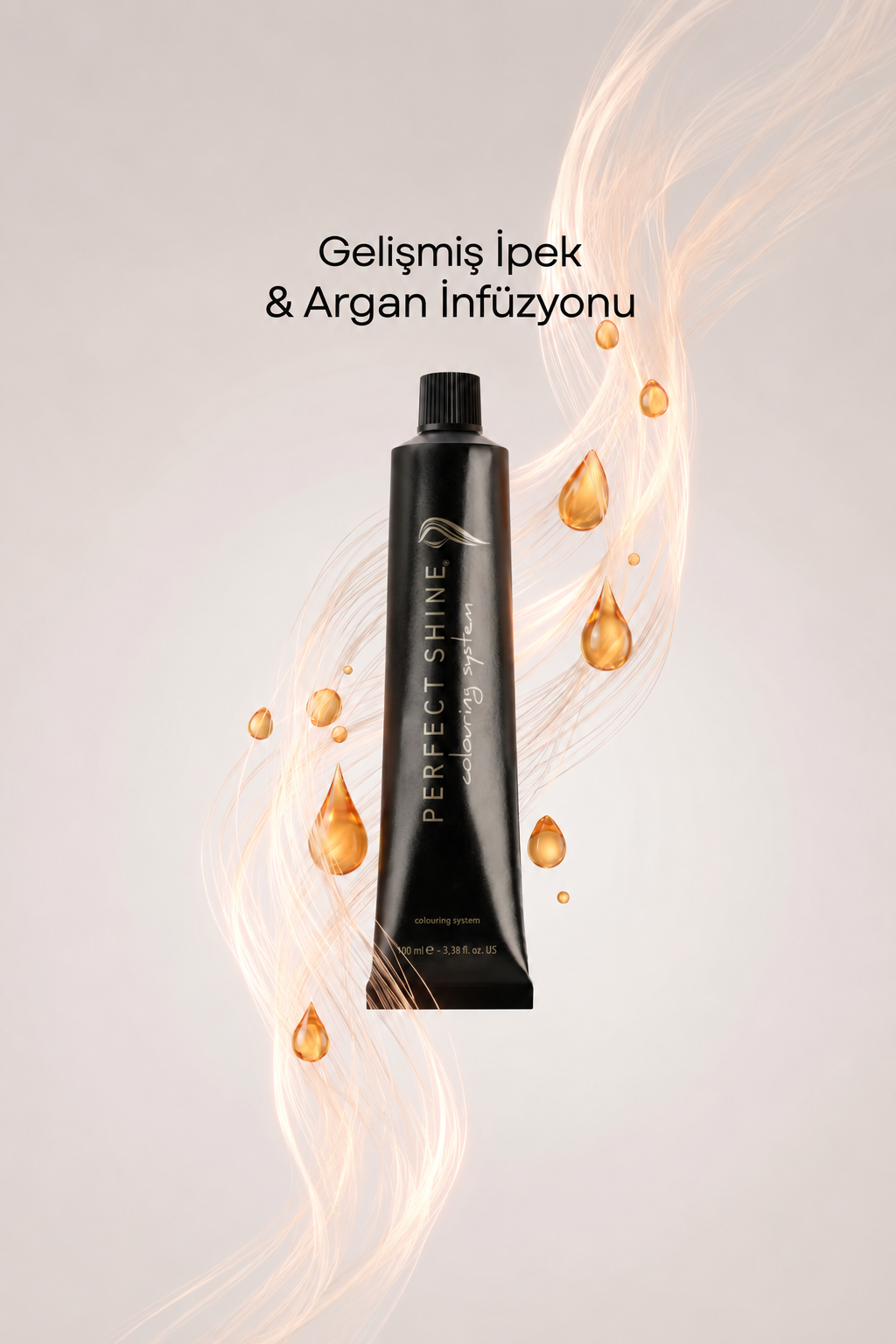 Perfect Shine Permanent Profesyonel Saç Boyası 100ml -Yoğun Sıcak Çikolata Kahve (CHOCOLATE-6.77)