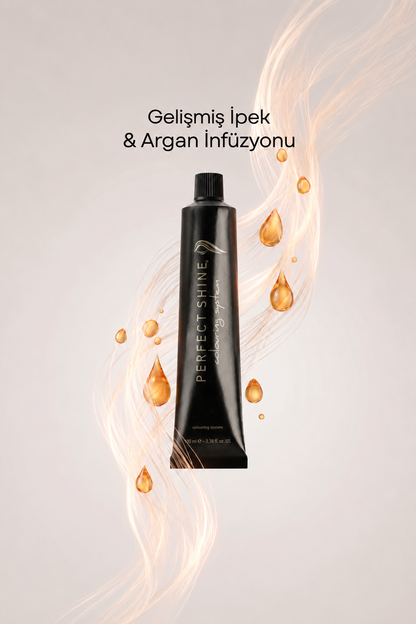 Perfect Shine Permanent Profesyonel Saç Boyası 100ml -Yoğun Sıcak Çikolata Kahve (CHOCOLATE-6.77)